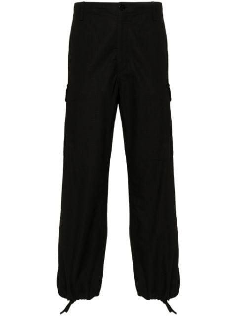 Kenzo pantalon en coton à poches cargo