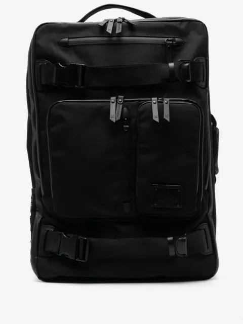 Makavelic logo-appliqué zipped backpack
