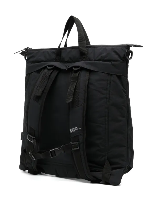 Makavelic logo-patch Tote Backpack | Black | FARFETCH AO