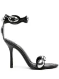 Alexander Wang Dome 105mm leather sandals - Black