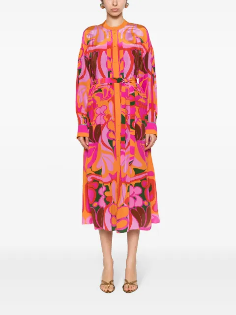 Borgo De Nor Camila floral-print midi dress CAMILA - 1