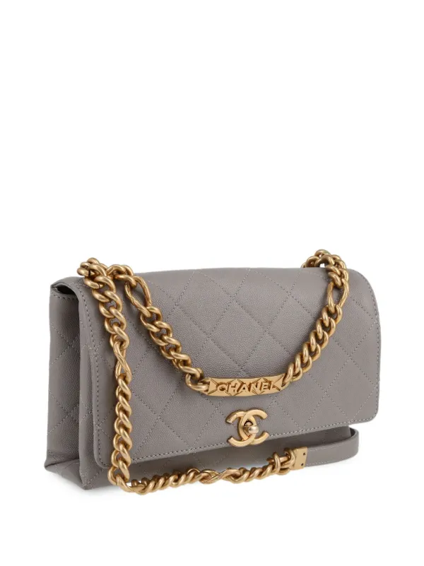 CHANEL Pre-Owned 2010s マトラッセ ショルダーバッグ | グレー