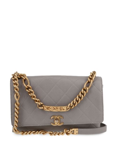 HOT SALE CHANEL 2010 diamond-quilted shoulder bag Women