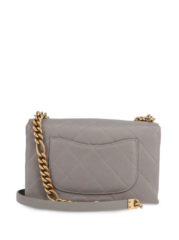 CHANEL Pre-Owned 2010s マトラッセ ショルダーバッグ | グレー