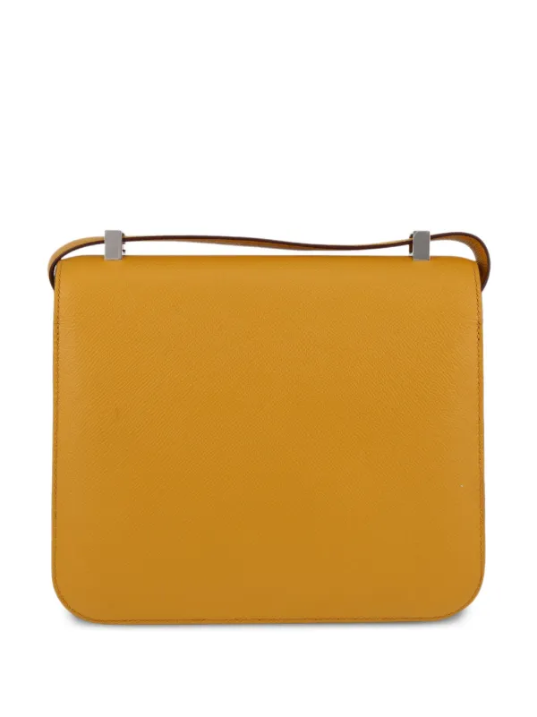 Hermès Pre-Owned 2018 Large Constance Shoulder Bag | Yellow