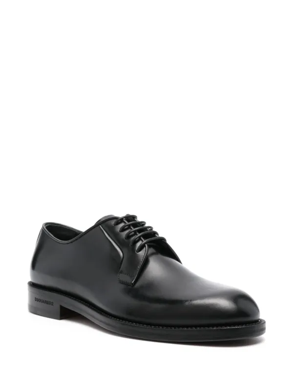 DSQUARED2 レザー ダービーシューズ | ブラック | FARFETCH JP