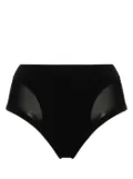 Mugler panelled bikini bottom - Black