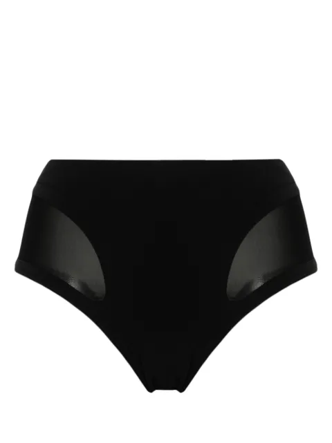 Mugler panelled bikini bottom