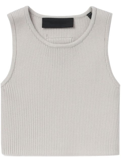 FEAR OF GOD ESSENTIALS logo-patch ribbed-knit tank top