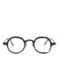 MASAHIROMARUYAMA round-frame titanium glasses - Black