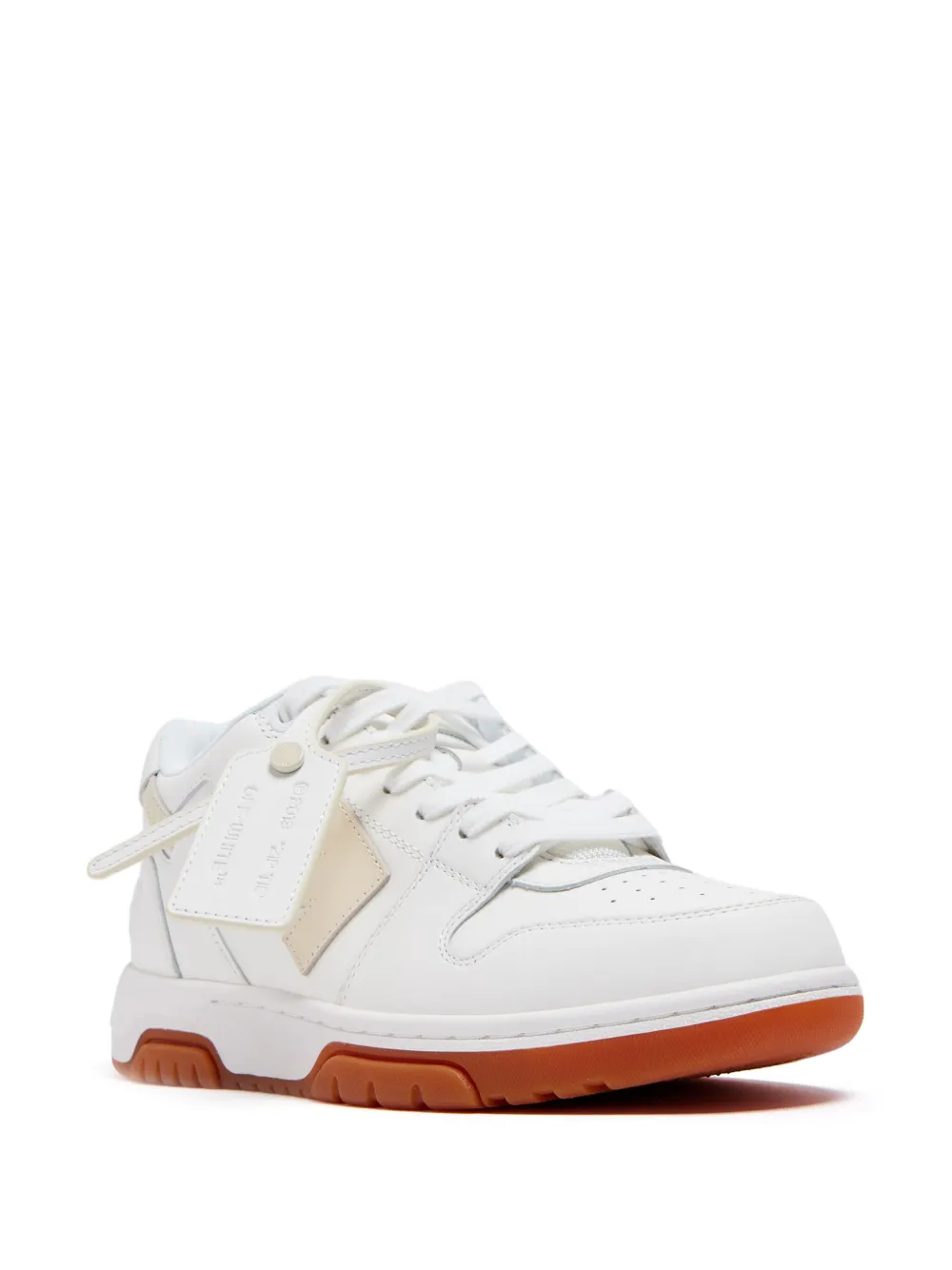Off-White Out Of Office leather sneakers - Wit