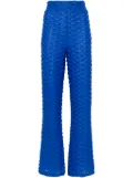 Henrik Vibskov Bubble Wrap high-waist bootcut trousers - Blue