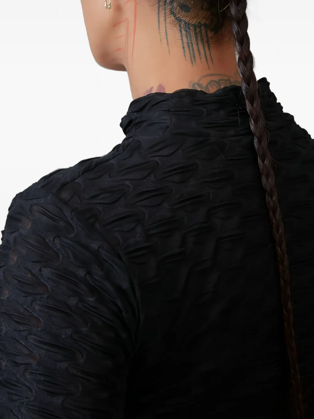 Henrik Vibskov Bubble midi-jurk Zwart