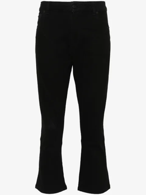 Mugler seam-detailed tapered jeans