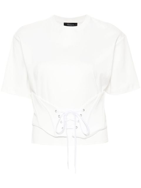 Mugler corset detail cotton T-shirt