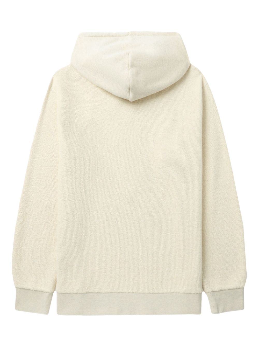 JW Anderson logo-embroidered cotton hoodie Men