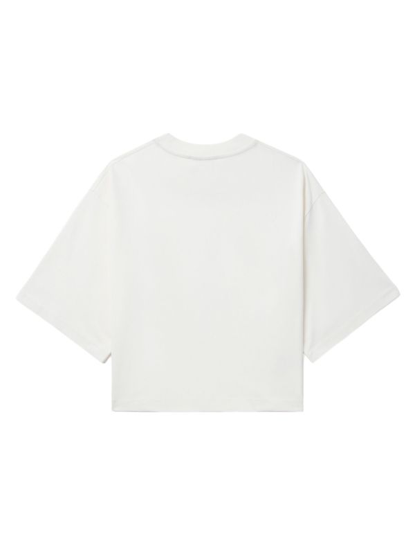 Closed logo-embroidered Cropped T-shirt - Farfetch