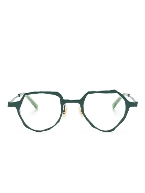 Masahiro Maruyama lentes con armazón geométrica