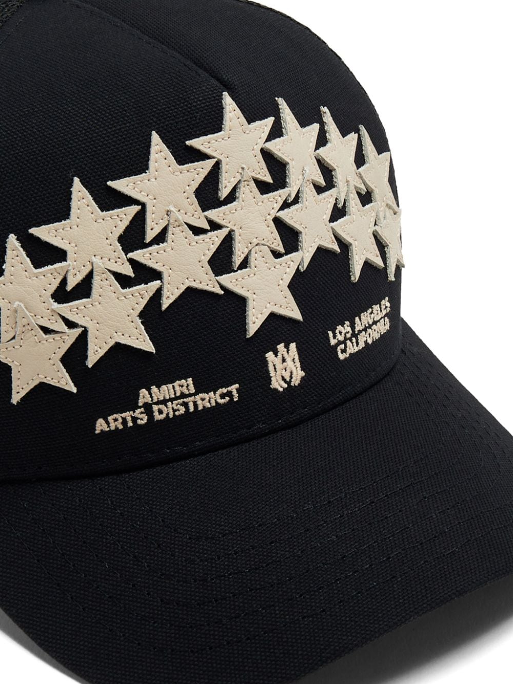 Shop Amiri Star-appliqué Baseball Cap In 黑色