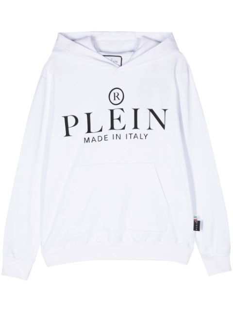 Philipp Plein hoodie con aplique del logo