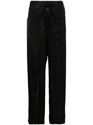 パンツ Henrik Vibskov High-Waisted Wide-Leg Pants With Textured Henrik Vibskov Wrist Plisse Pants in Stone Blue – JUDITH