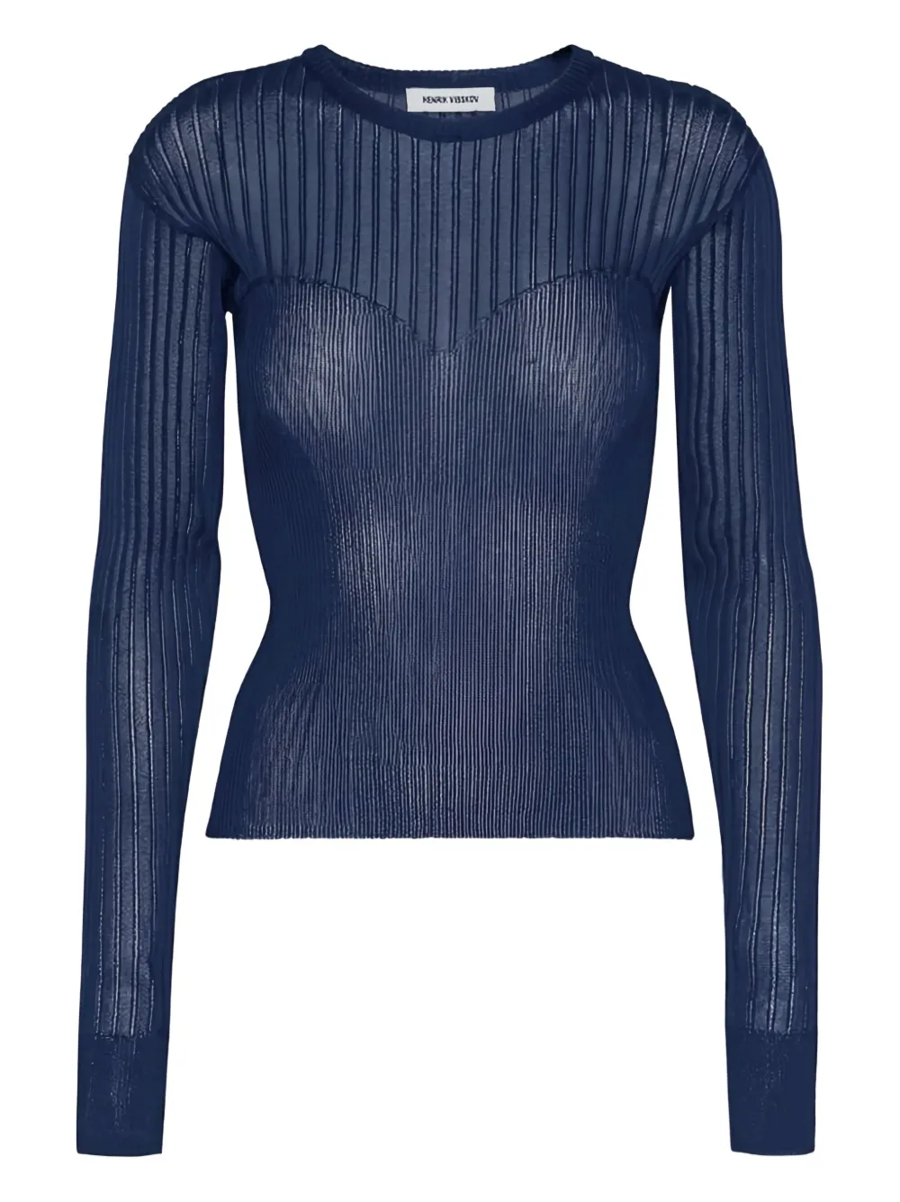 Henrik Vibskov crew-neck long-sleeves T-shirt | Blue | Image 1