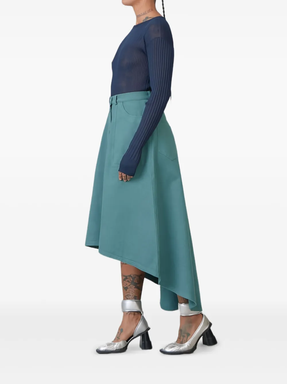 Henrik Vibskov T-shirt met ronde hals Blauw