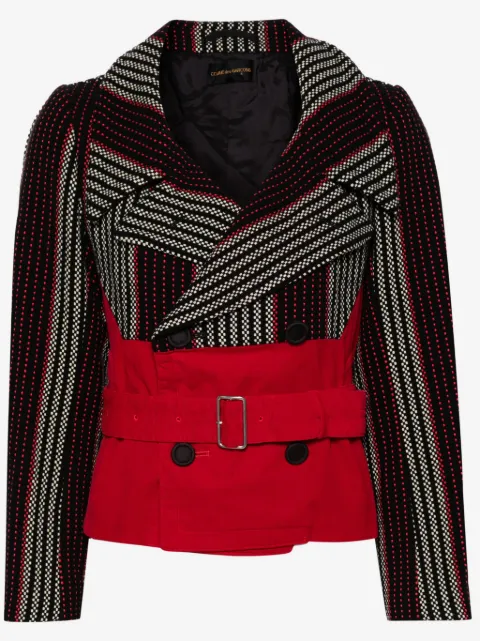 Comme Des Garçons Pre-Owned 2001 panelled double-breasted jacket