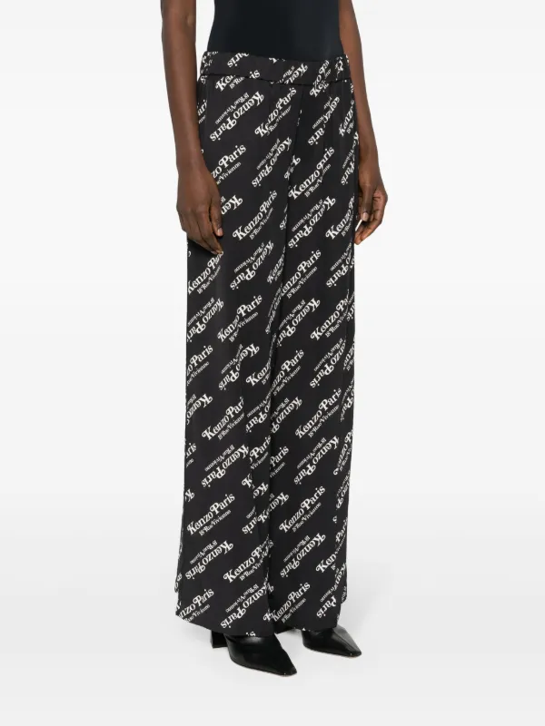 Pantaloni kenzo con scritta sulla gamba shop