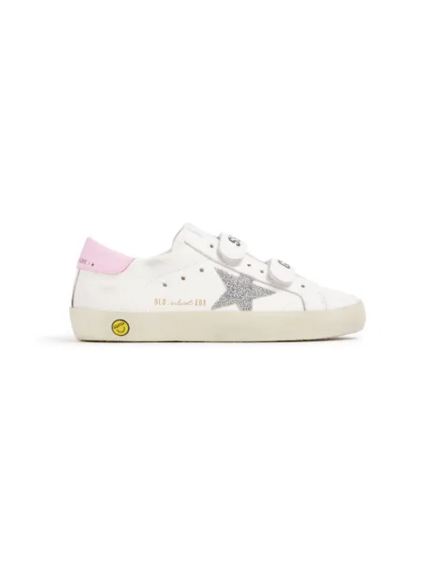 Golden Goose Kids tenis con paneles y aplique del logo