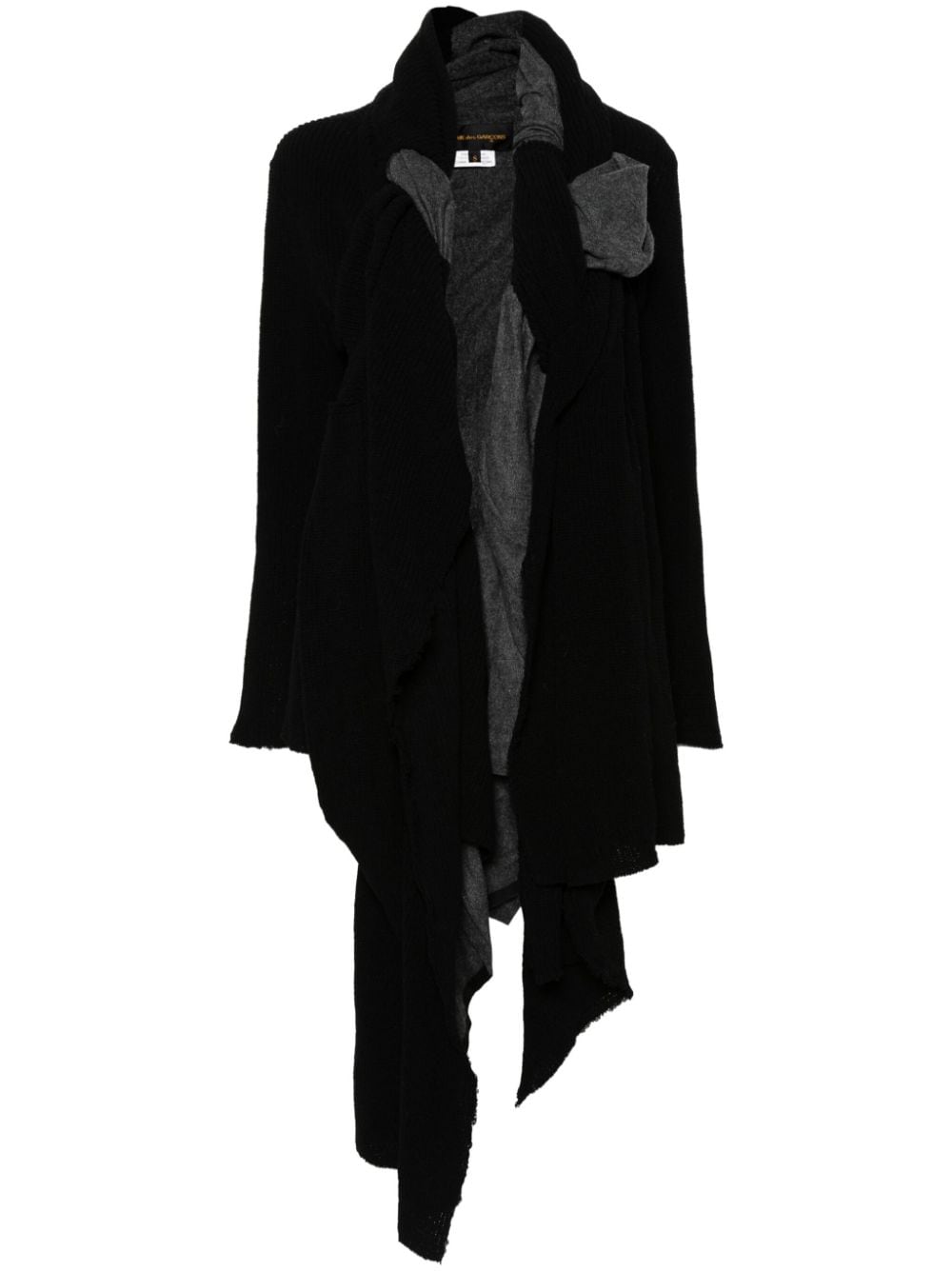 Comme Des Garçons Pre-Owned 2014 asymmetric wool jacket - Nero