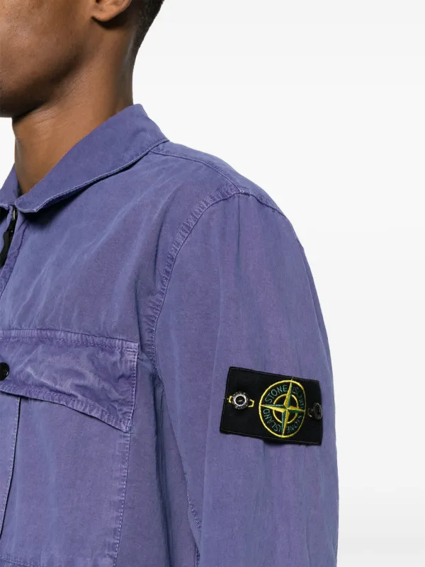 Stone island lavender overshirt online