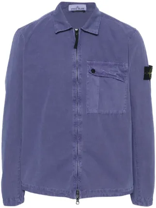 Purple stone island overshirt online