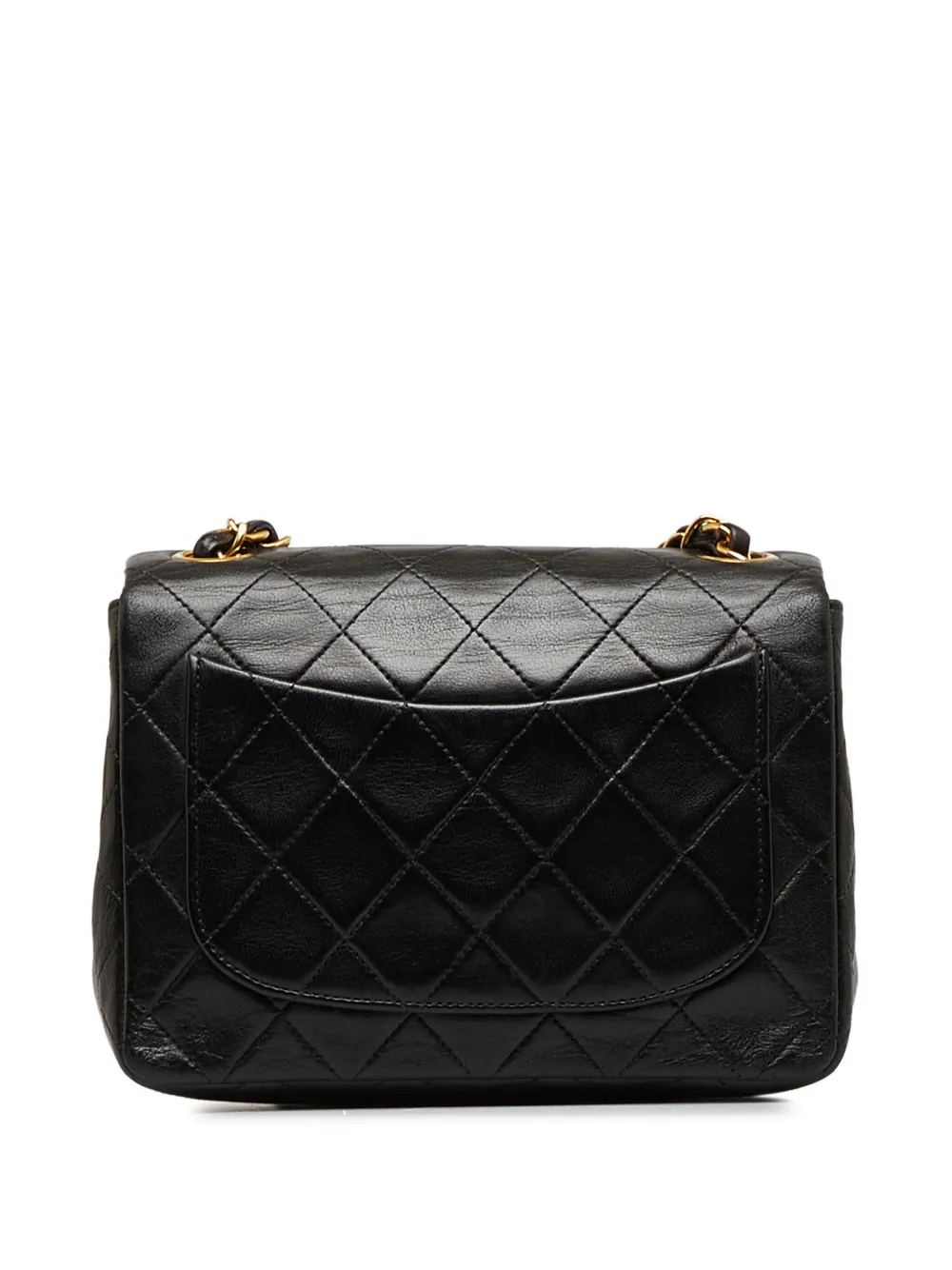 CHANEL Pre-Owned 1994-1996 CC diamantvormige gewatteerde kleine crossbodytas - Zwart