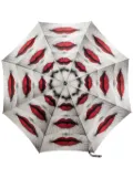 Fornasetti abstract-print umbrella - White