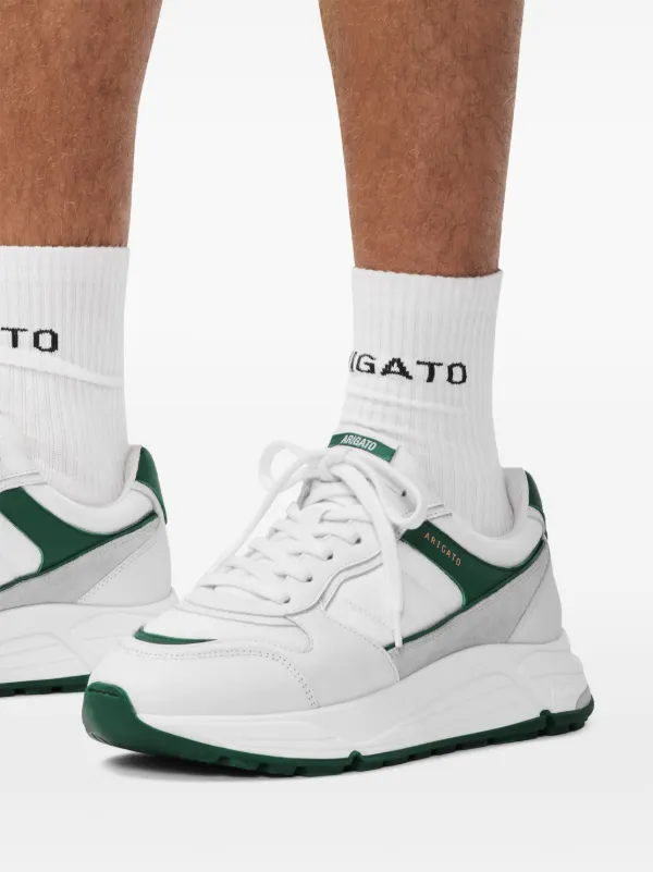 Axel Arigato Rush Panelled lace-up Sneakers | White