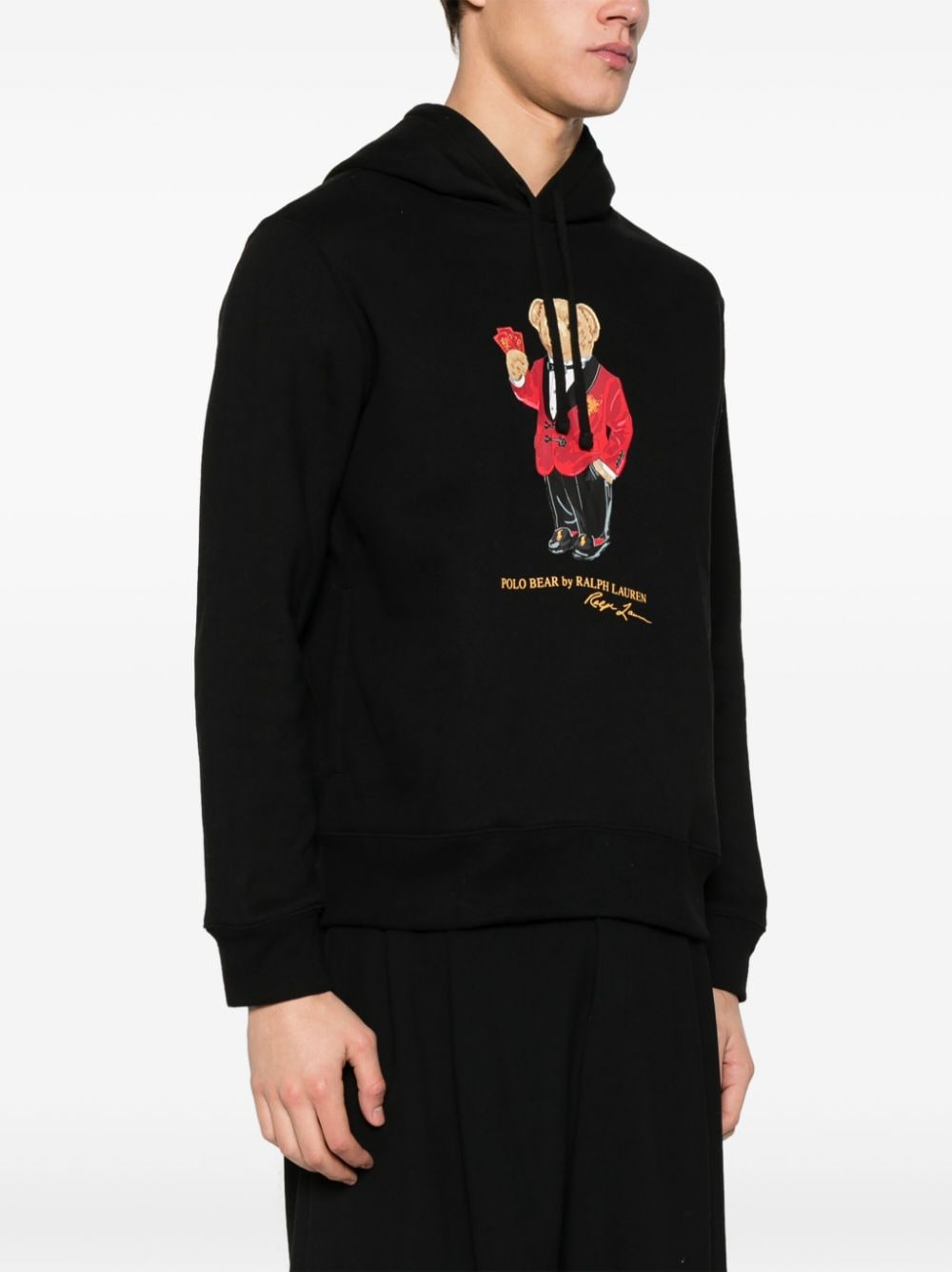 Polo Ralph Lauren Katoenen hoodie Zwart