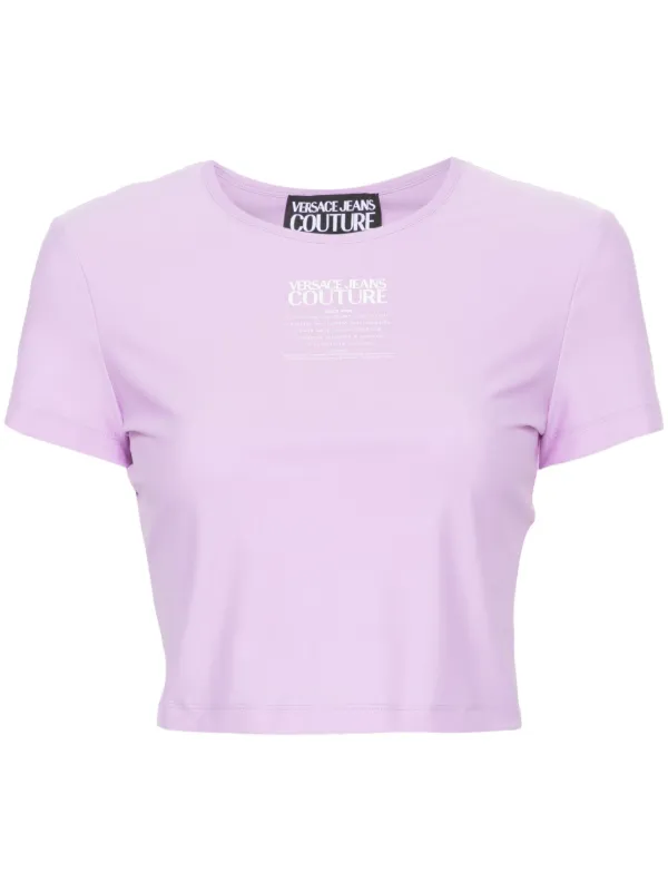 Tシャツ・カットソー VERSACE Women Tops 1010024 PURPLE 20931114_50961884_600.jpg