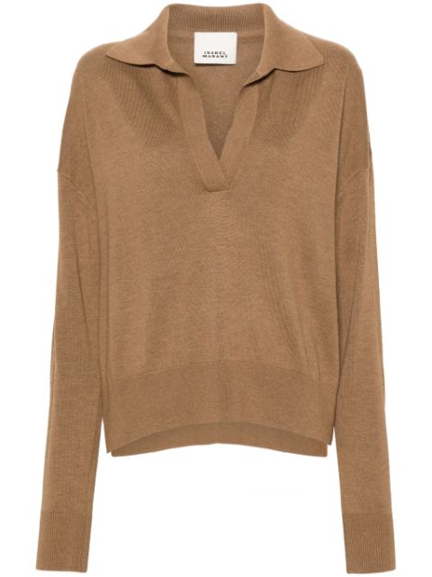 ISABEL MARANT Galix spread-collar jumper Women