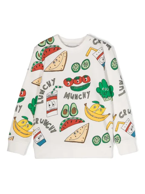 Stella McCartney Kids graphic-print cotton sweatshirt