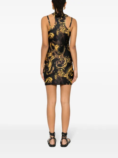Versace Jeans Couture Watercolour Couture-print midi dress 76HAO944JS292 - 3