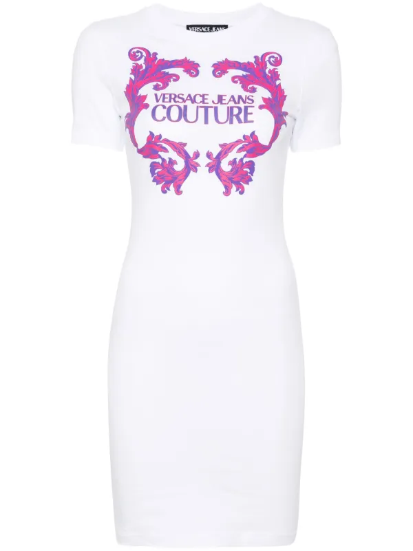 Women's versace t shirt dress outlet