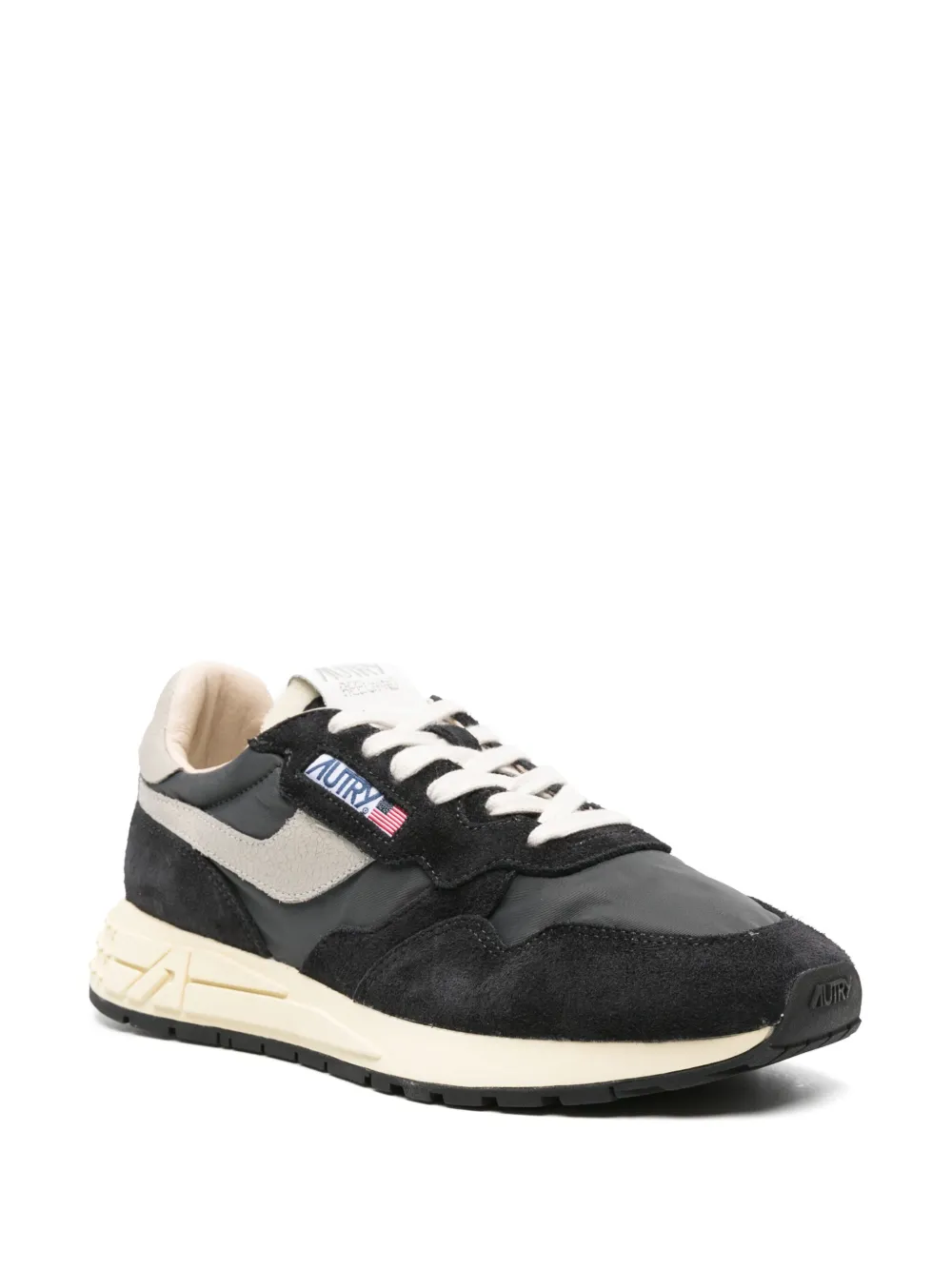Autry Reelwind suede sneakers - WHT/BLACK