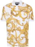 Versace Jeans Couture Watercolour Couture polo shirt - White