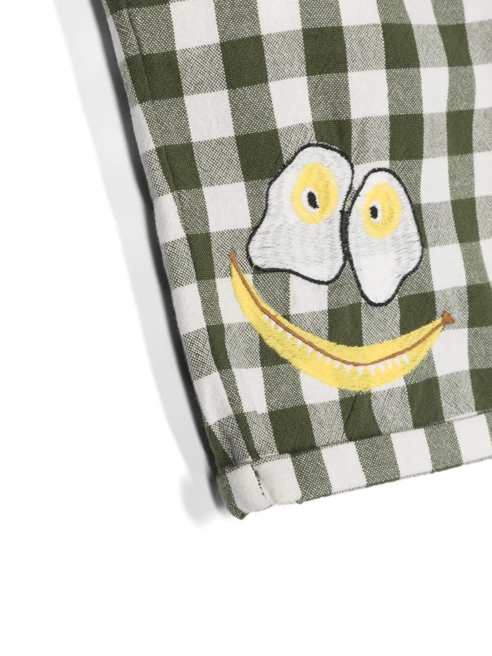 Stella McCartney Kids T-shirt met borduurwerk Groen