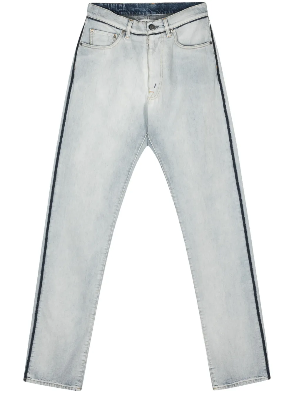 Maison Margiela Memory Of mid-rise straight-leg jeans Blauw