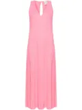 Forte Forte V-neck shift maxi dress - Pink