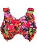Comme Des Garçons sleeveless cropped top - Red