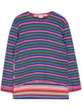 Comme Des Garçons striped layered jumper - Pink