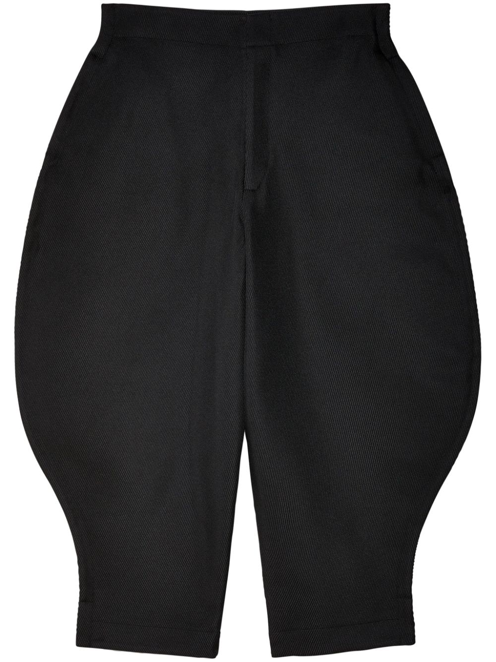 Comme Des Garçons Tapered Tailored Shorts In Black